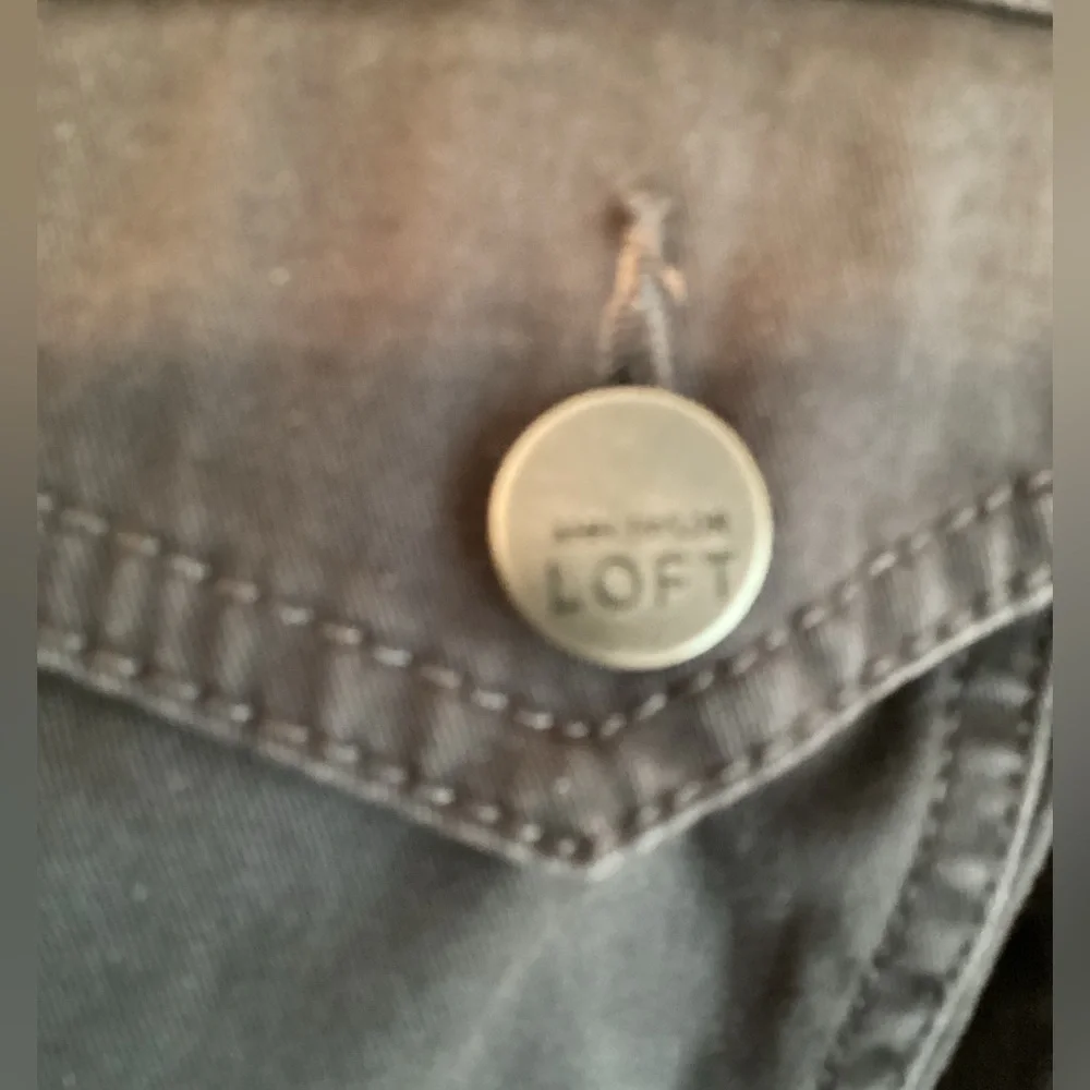 LOFT Charcoal Jean Jacket - Picture 2 of 9